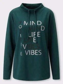 Sweatshirt mit Foliendruck