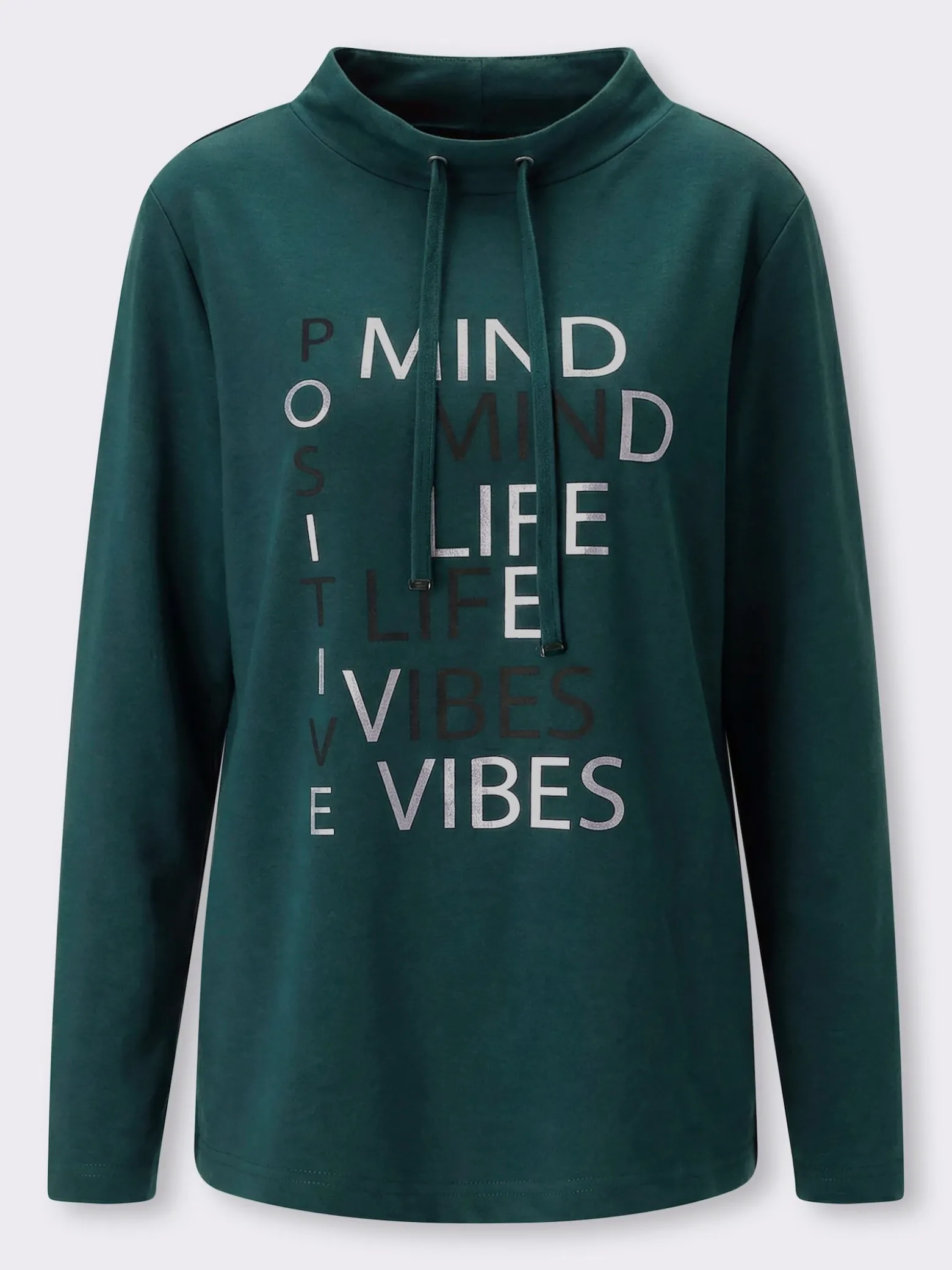 Sweatshirt mit Foliendruck