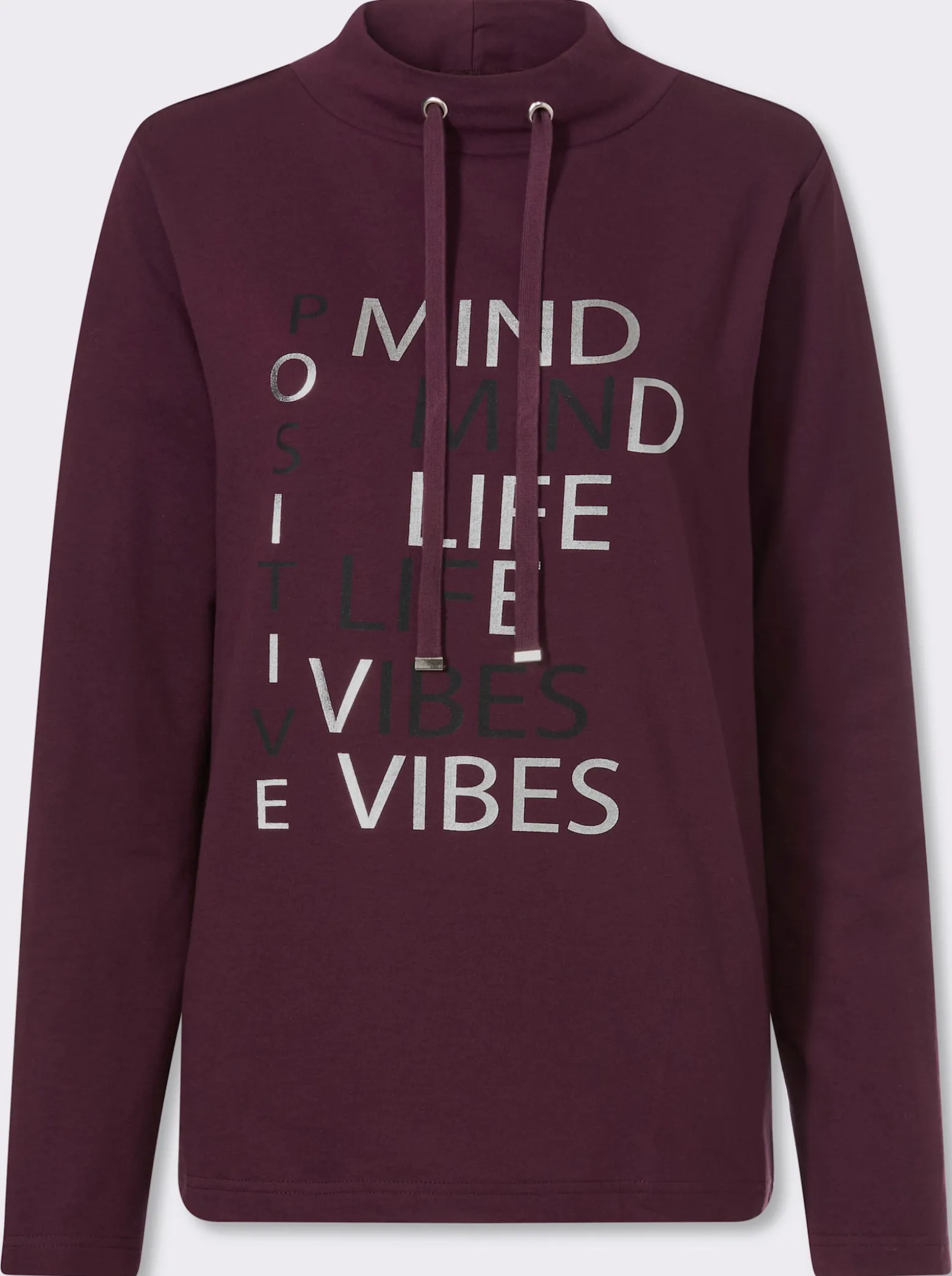 Sweatshirt mit Foliendruck