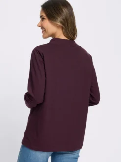 Sweatshirt mit Foliendruck