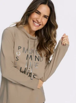 Sweatshirt mit Foliendruck