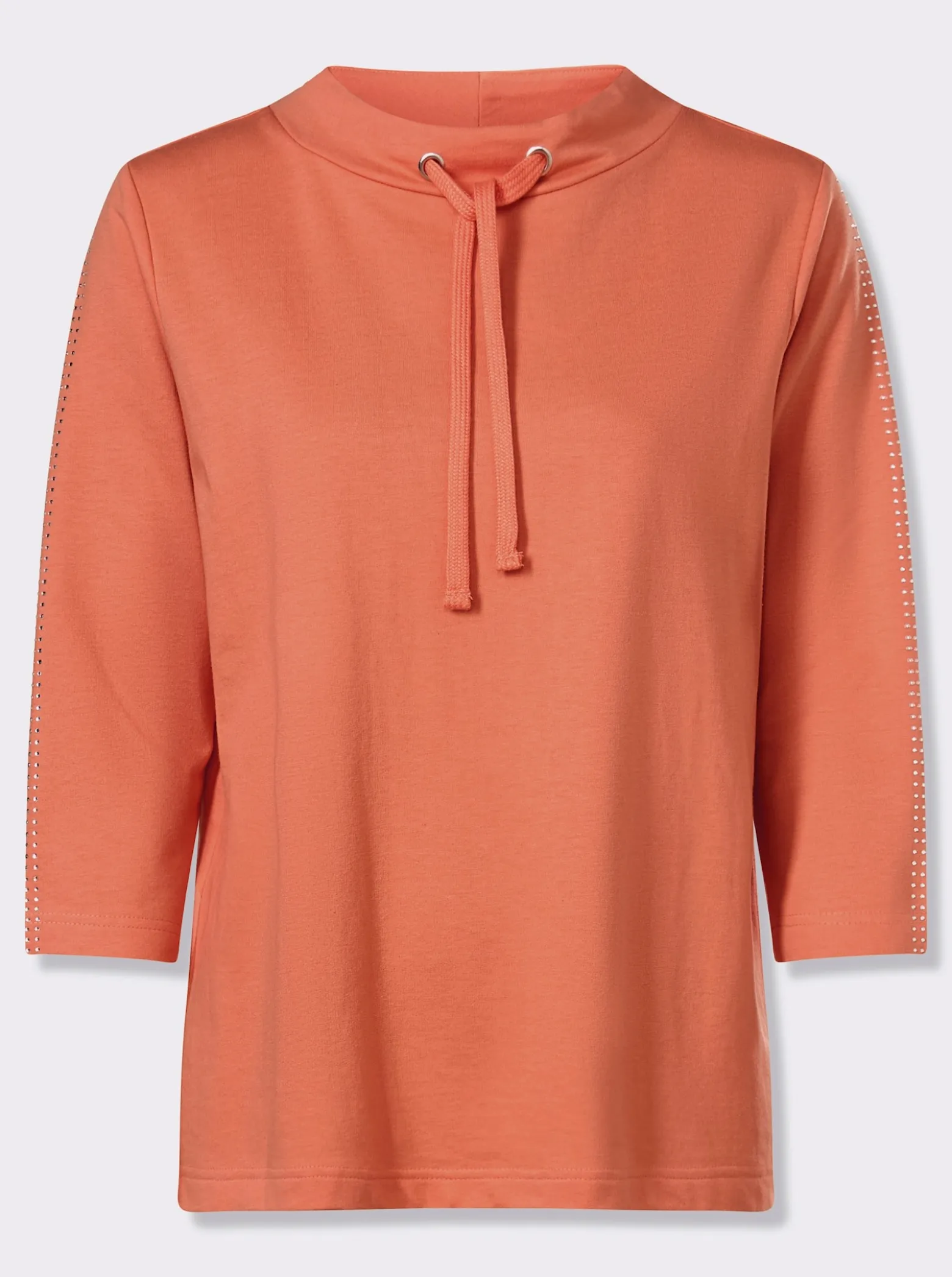 Sweatshirt mit Glitzersteinchen