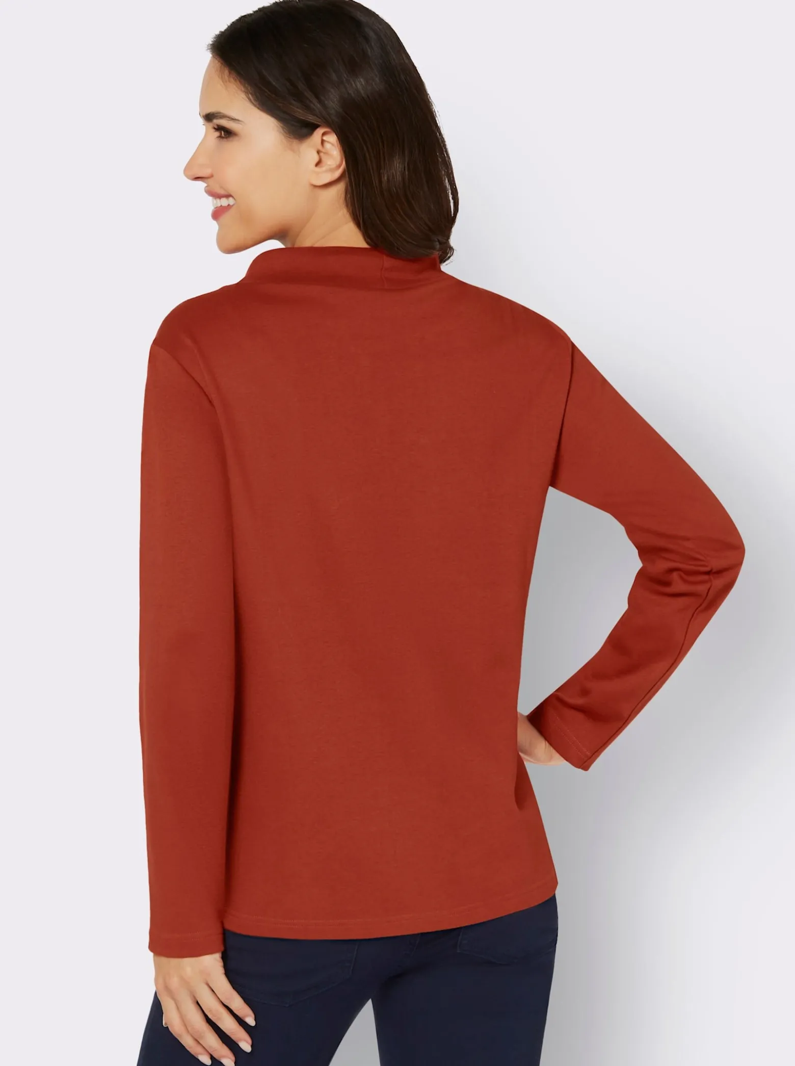 Sweatshirt mit Glitzersteinchen