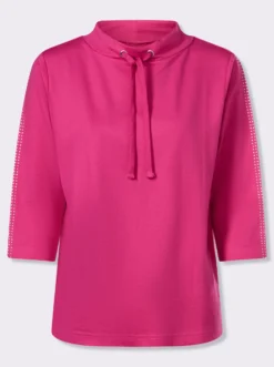 Sweatshirt mit Glitzersteinchen
