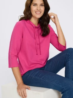Sweatshirt mit Glitzersteinchen