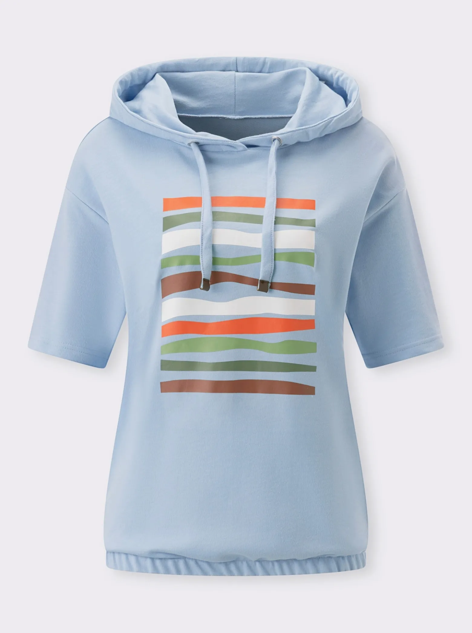 Sweatshirt mit halblangen Ärmeln