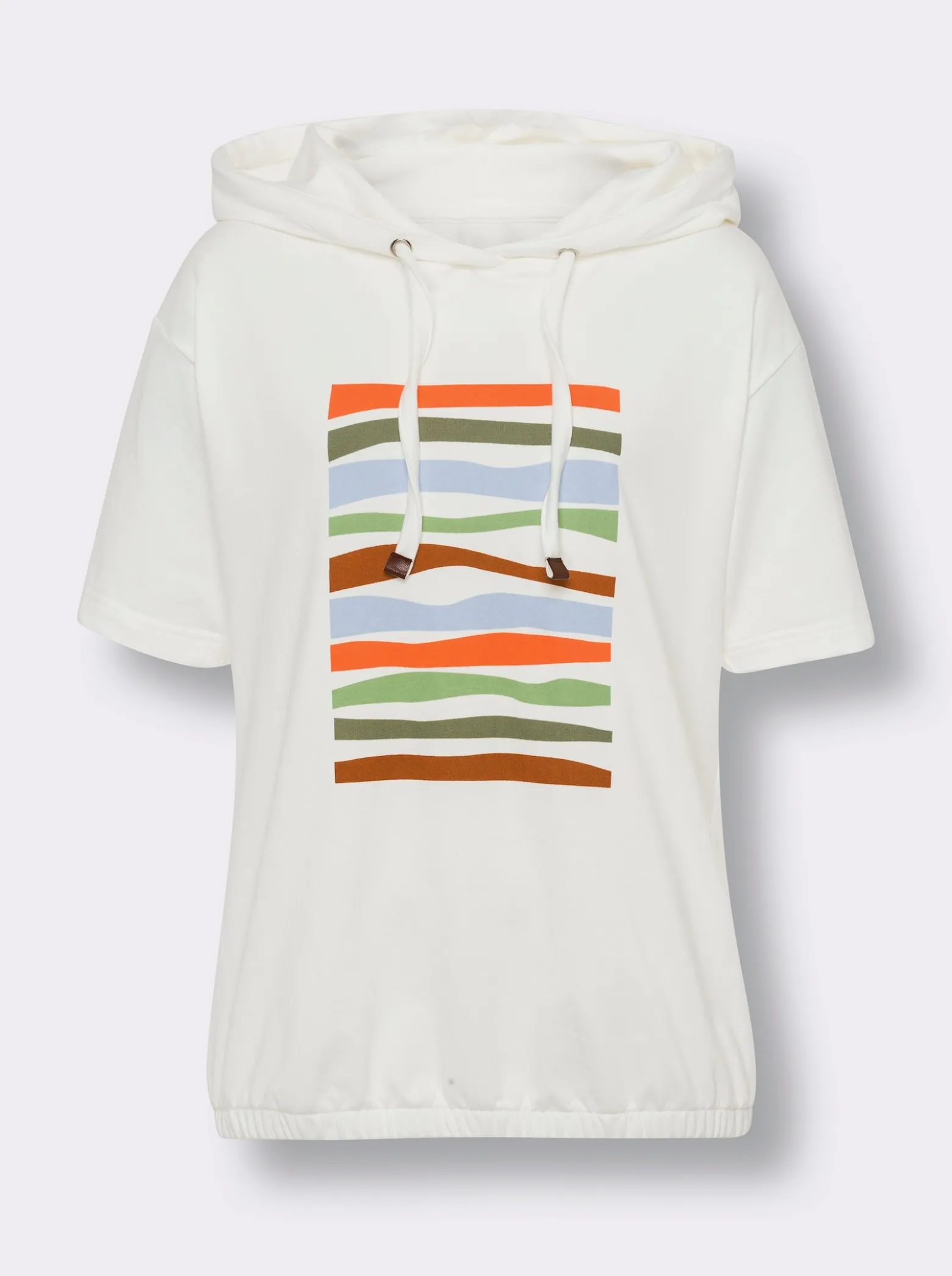 Sweatshirt mit halblangen Ärmeln