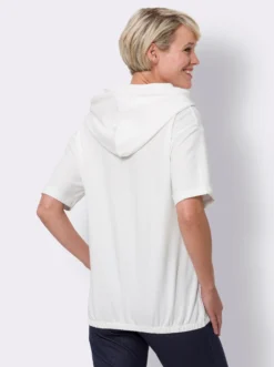 Sweatshirt mit halblangen Ärmeln