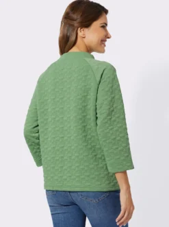 Sweatshirt mit Jacquard-Struktur