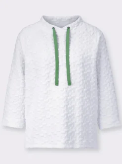 Sweatshirt mit Jacquard-Struktur