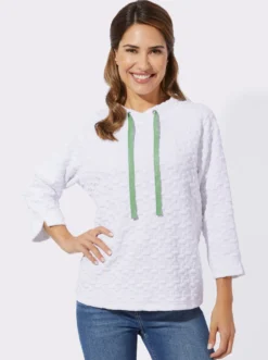 Sweatshirt mit Jacquard-Struktur