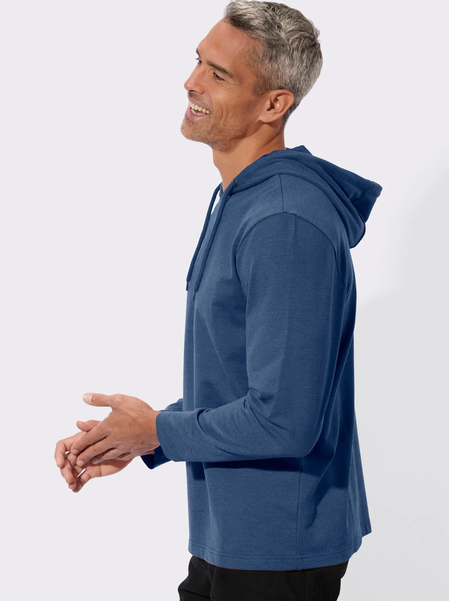 Sweatshirt mit Kapuze und Bindeband