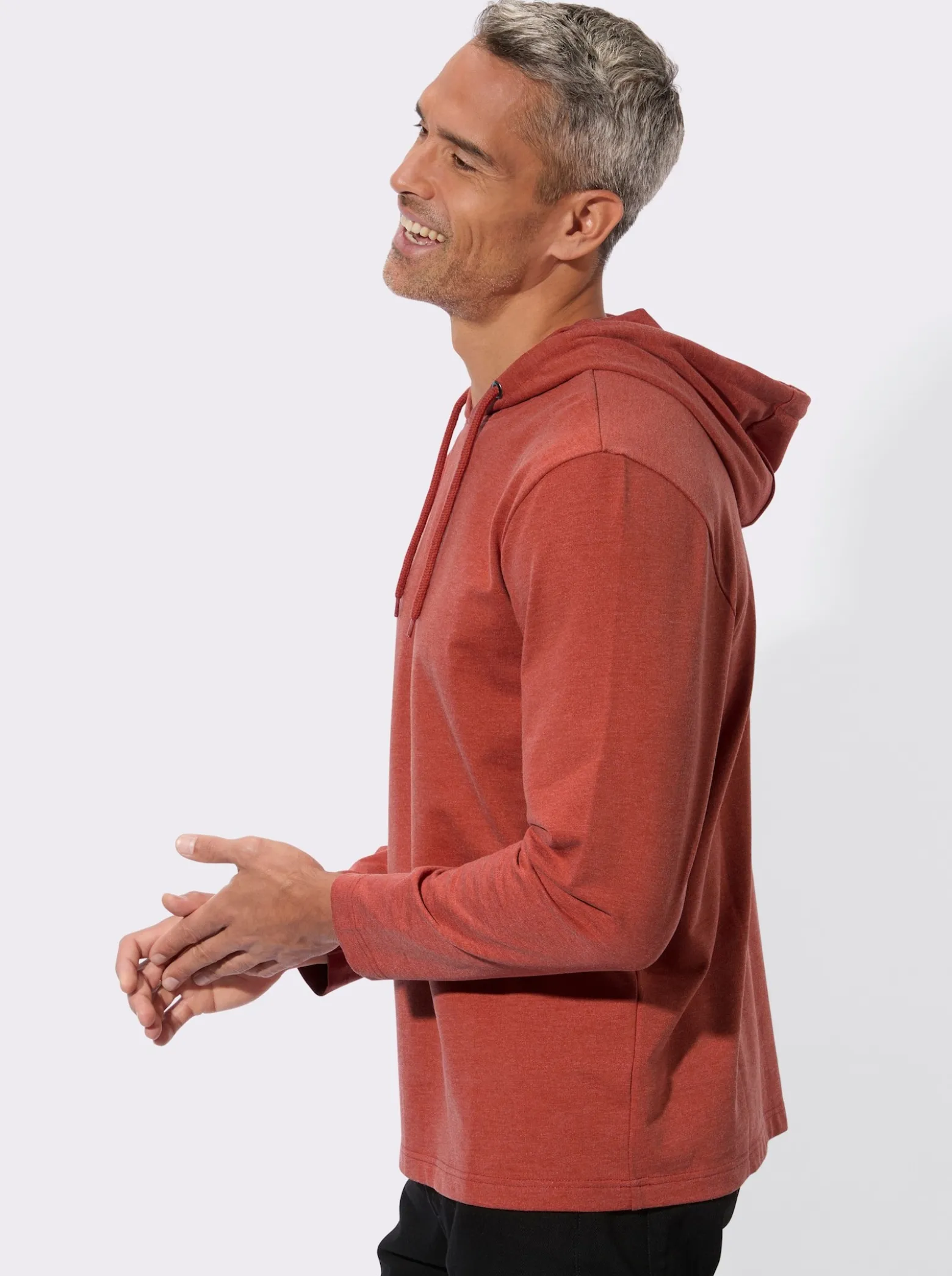 Sweatshirt mit Kapuze und Bindeband