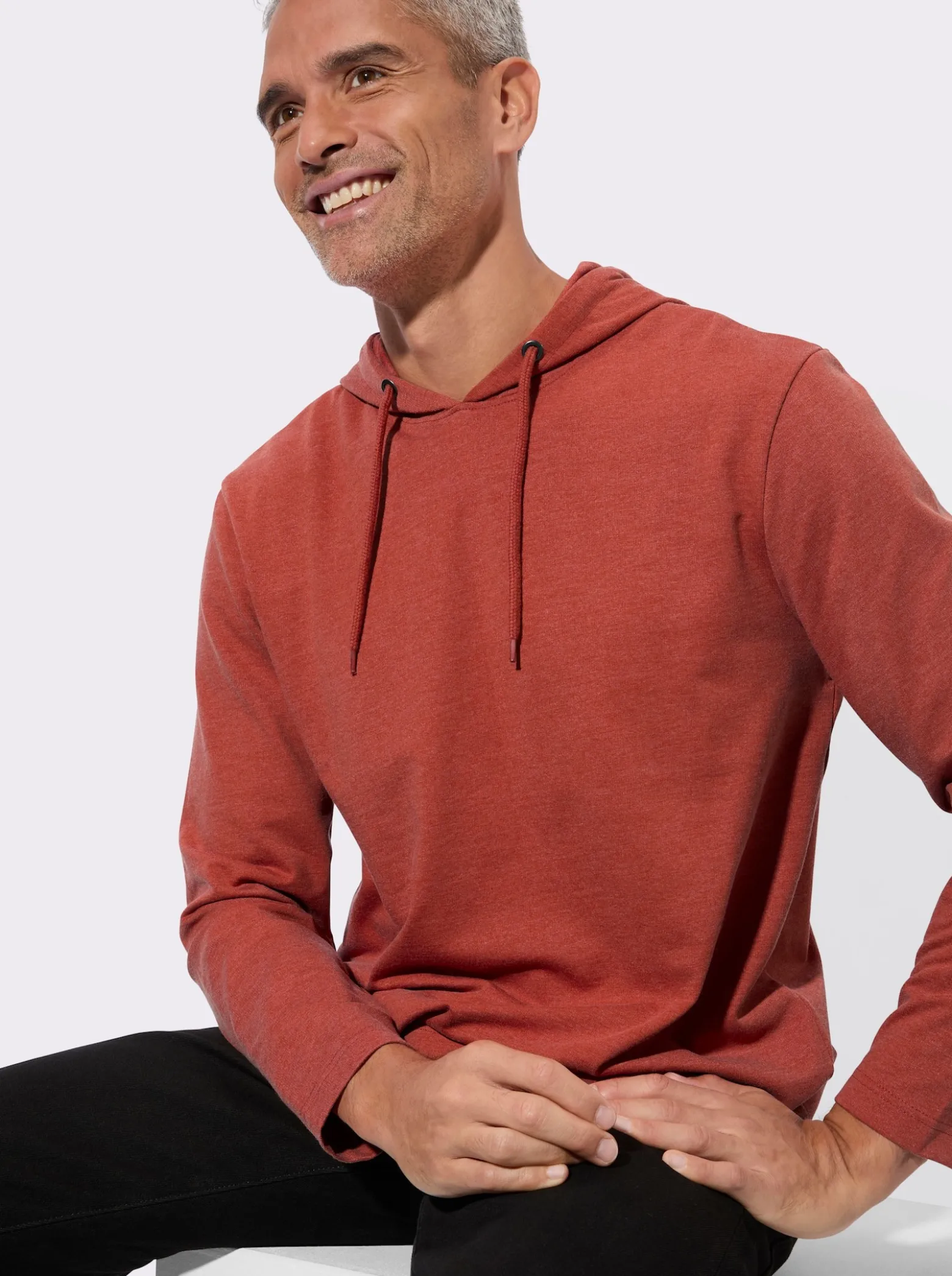 Sweatshirt mit Kapuze und Bindeband