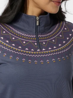 Sweatshirt mit kurzem Reißverschluss
