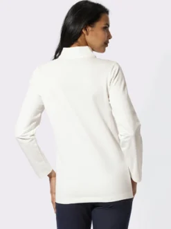 Sweatshirt mit kurzem Reißverschluss