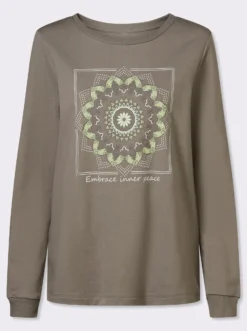 Sweatshirt mit Mandala-Druck
