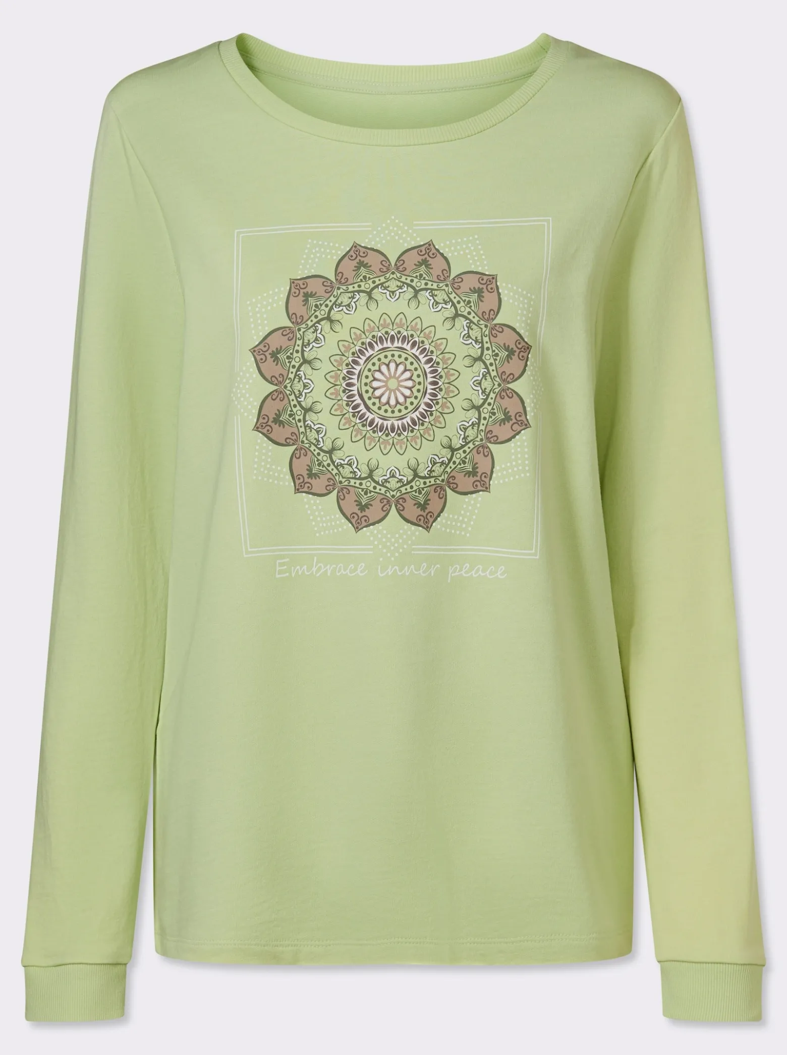 Sweatshirt mit Mandala-Druck