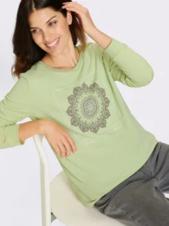 Sweatshirt mit Mandala-Druck
