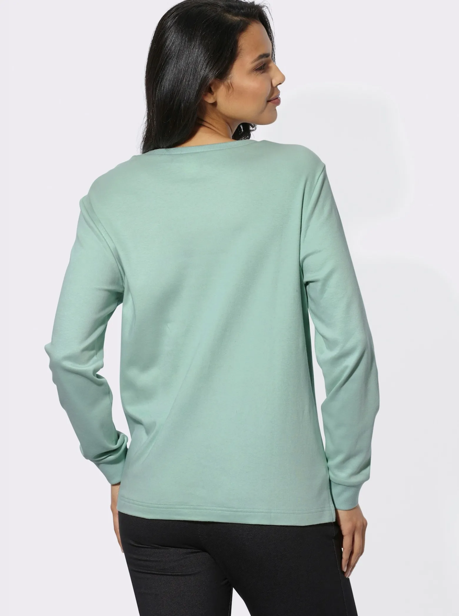 Sweatshirt mit platziertem Grafik-Print