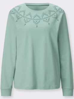 Sweatshirt mit platziertem Grafik-Print
