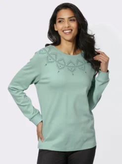 Sweatshirt mit platziertem Grafik-Print