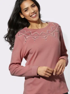 Sweatshirt mit platziertem Grafik-Print
