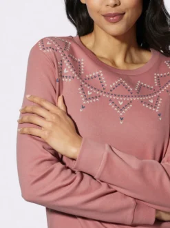 Sweatshirt mit platziertem Grafik-Print