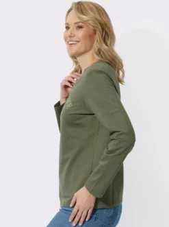 Sweatshirt mit platziertem Schriftzug