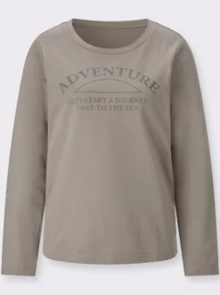 Sweatshirt mit platziertem Schriftzug