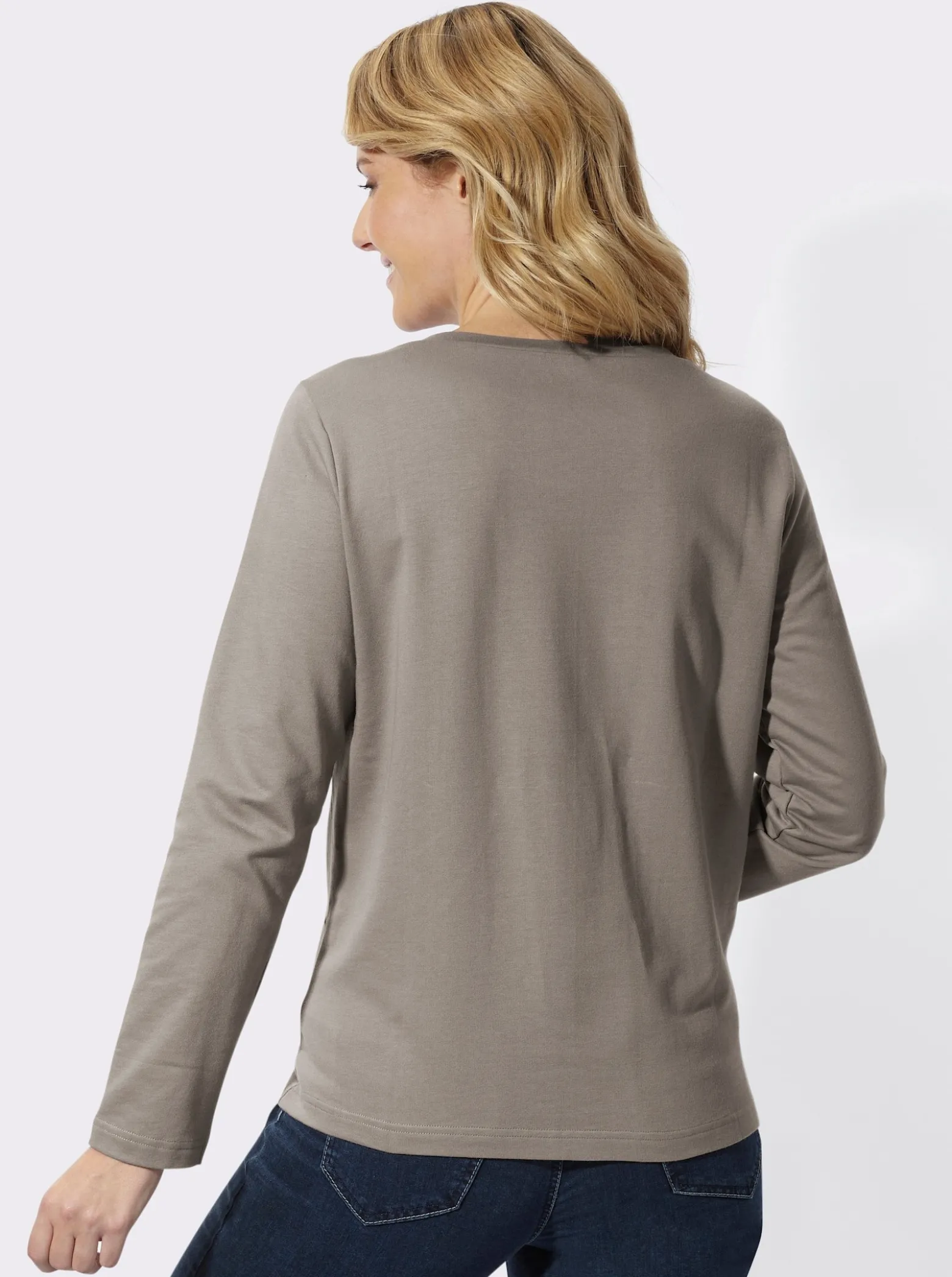 Sweatshirt mit platziertem Schriftzug