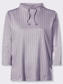 Sweatshirt mit Stehkragen