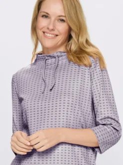 Sweatshirt mit Stehkragen