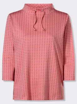 Sweatshirt mit Stehkragen