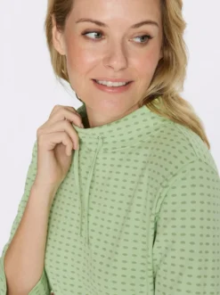 Sweatshirt mit Stehkragen
