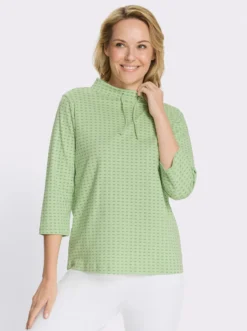 Sweatshirt mit Stehkragen