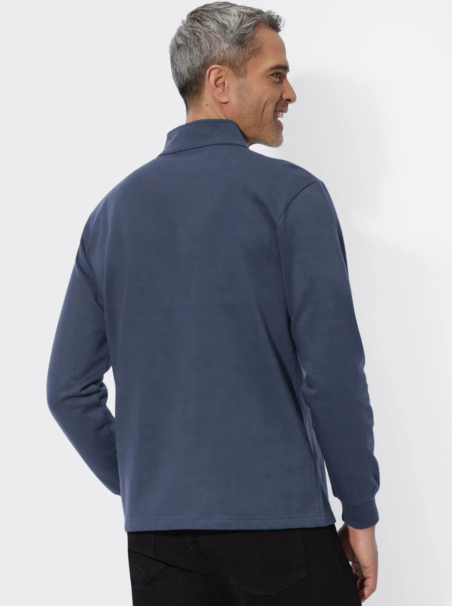 Sweatshirt mit Stehkragen