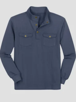 Sweatshirt mit Stehkragen