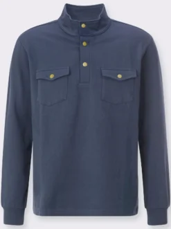 Sweatshirt mit Stehkragen