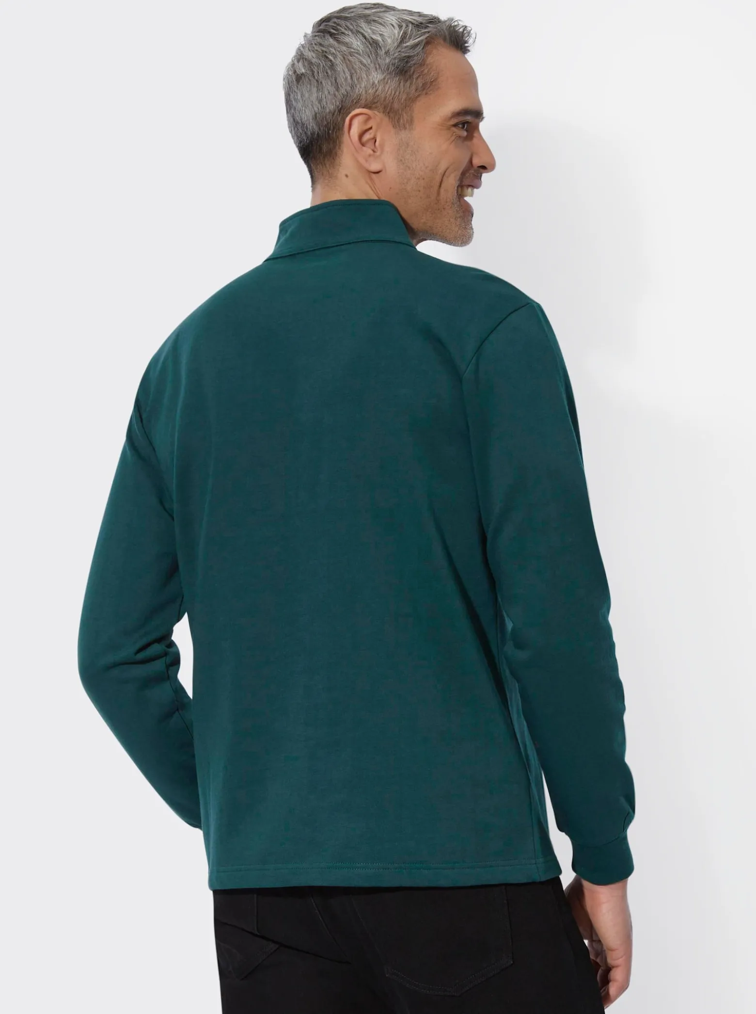Sweatshirt mit Stehkragen