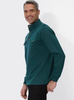 Sweatshirt mit Stehkragen