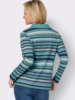 Sweatshirt mit Troyerkragen