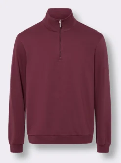 Sweatshirt mit Troyerkragen