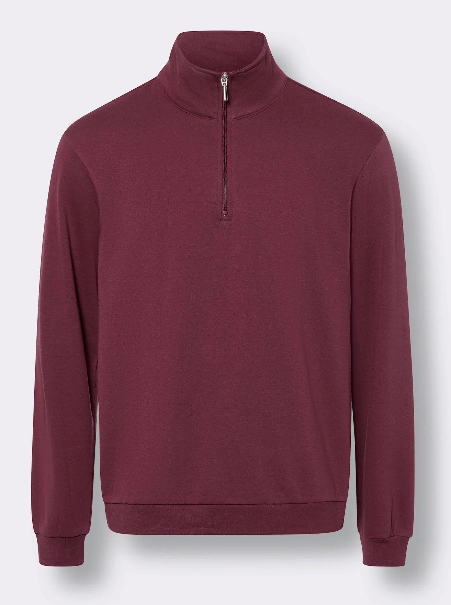 Sweatshirt mit Troyerkragen