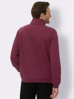 Sweatshirt mit Troyerkragen