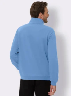 Sweatshirt mit Troyerkragen