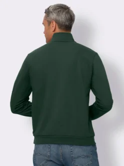 Sweatshirt mit Troyerkragen