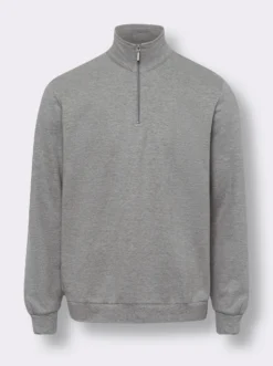 Sweatshirt mit Troyerkragen