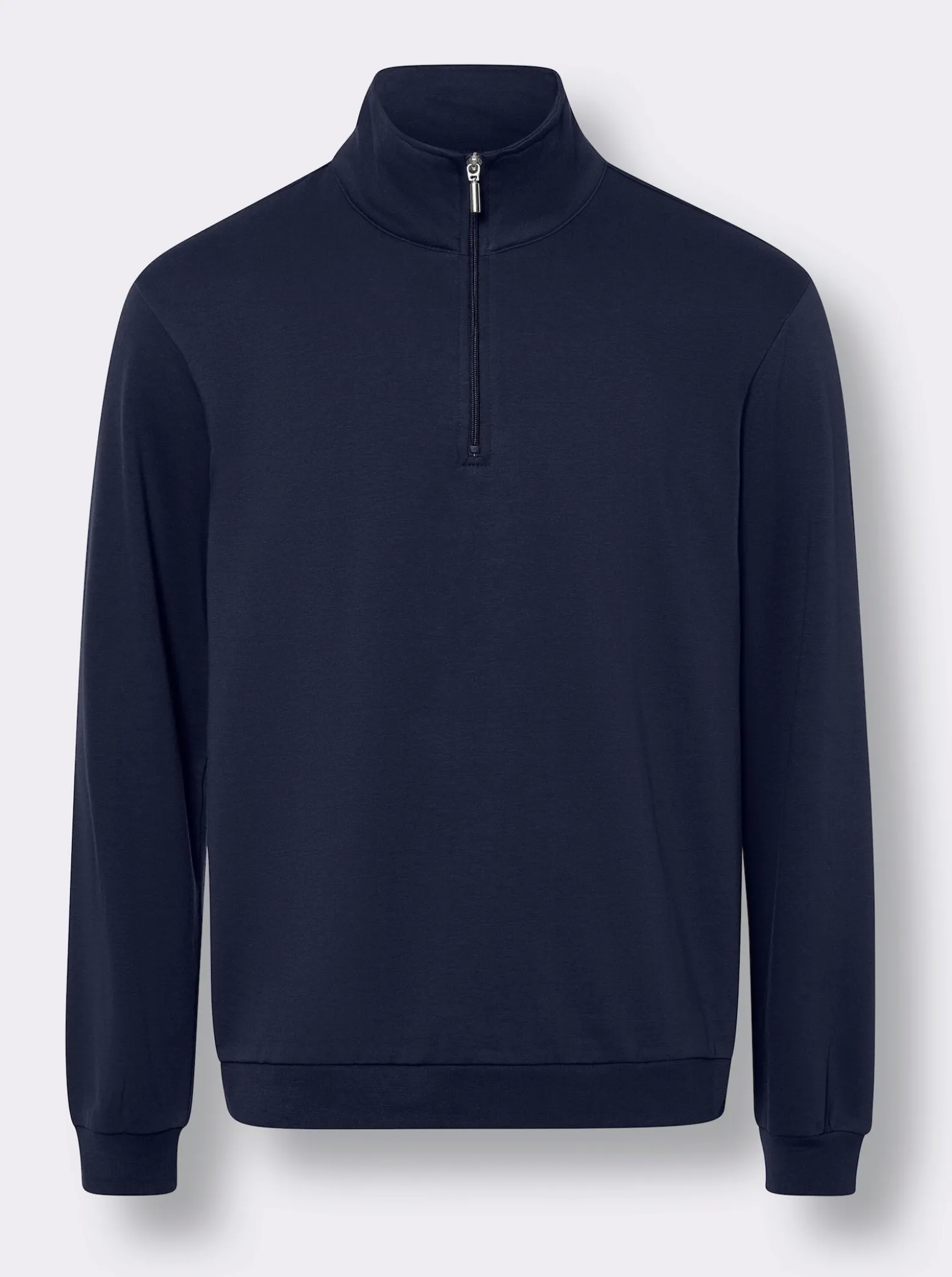 Sweatshirt mit Troyerkragen