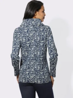 Sweatshirt mit weitem Rollkragen